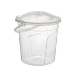 ERKOÇ Şeffaf Kapaklı Su Kovası 20 lt E-322