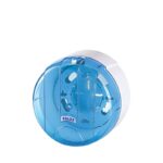 PALEX Mini Pratik Tuvalet Kağıdı Dispenseri Şeffaf Mavi 3442-1